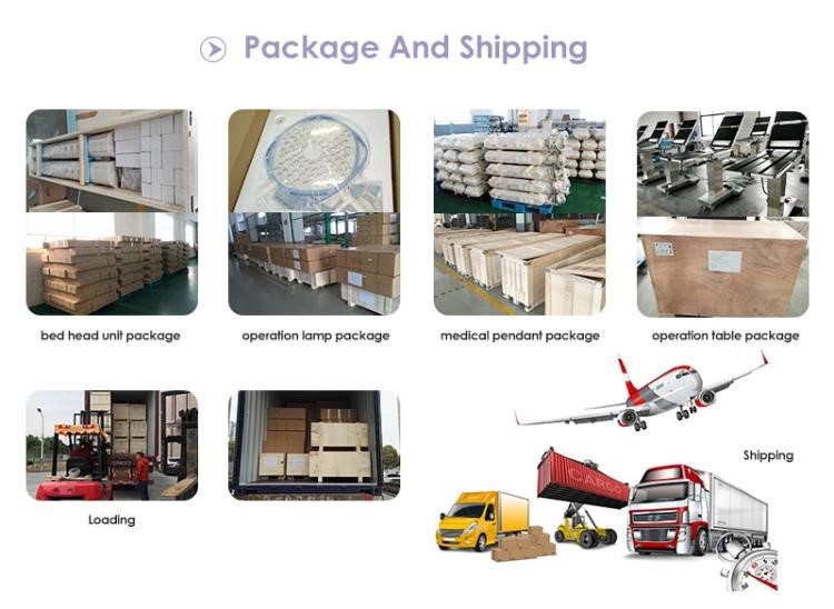 operation lamp package and shipping