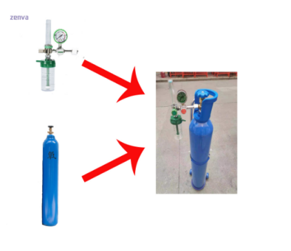 oxygen flowmeter can be used for oxygen cylinder